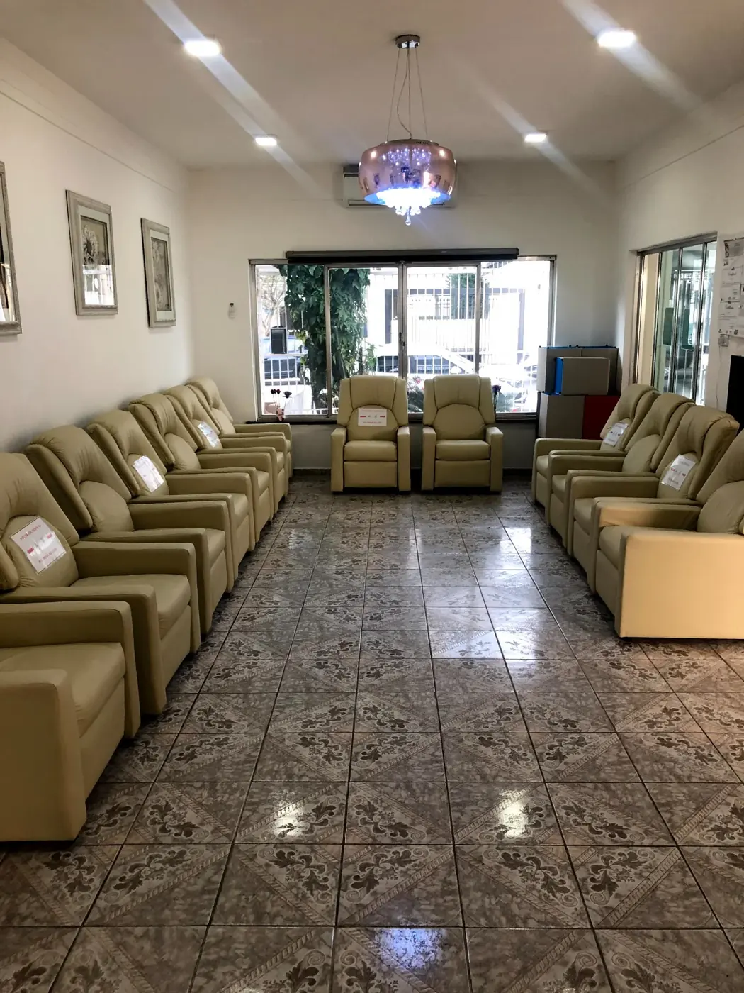 Sala de convivência do Espaço EDEM